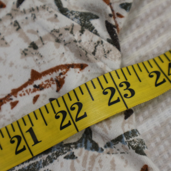 VTG ROUNDTREE & YORKE Shark Print Polo Shirt - Picture 7 of 7